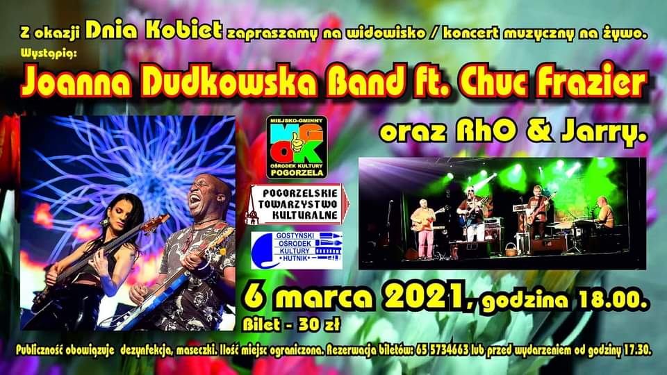 Read more about the article Koncert Joanna Dudkowska Band ft. Chuc Frazier