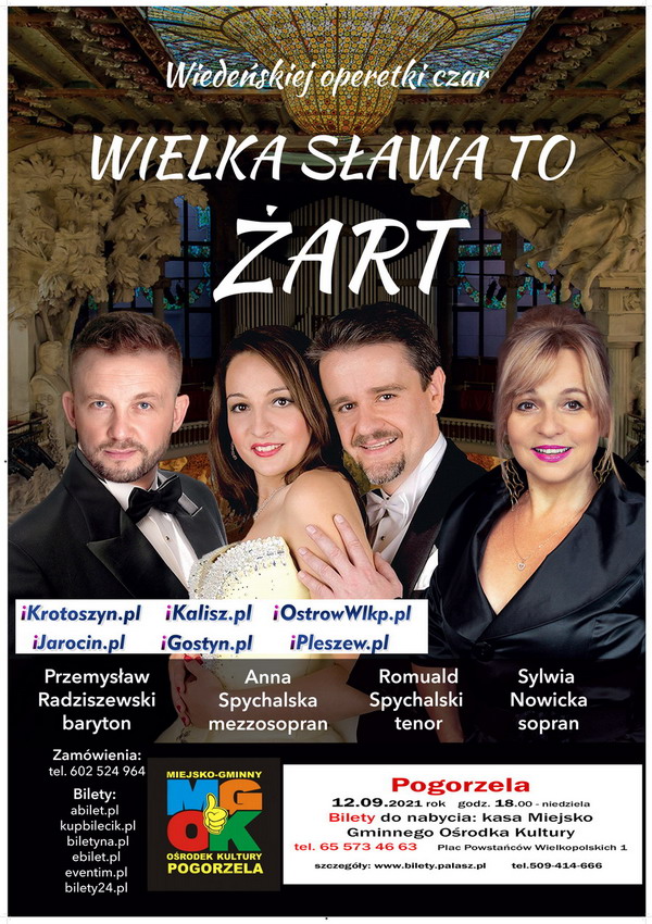 Read more about the article UWAGA! Zmiana daty wydarzenia: WIELKA SŁAWA TO ŻART