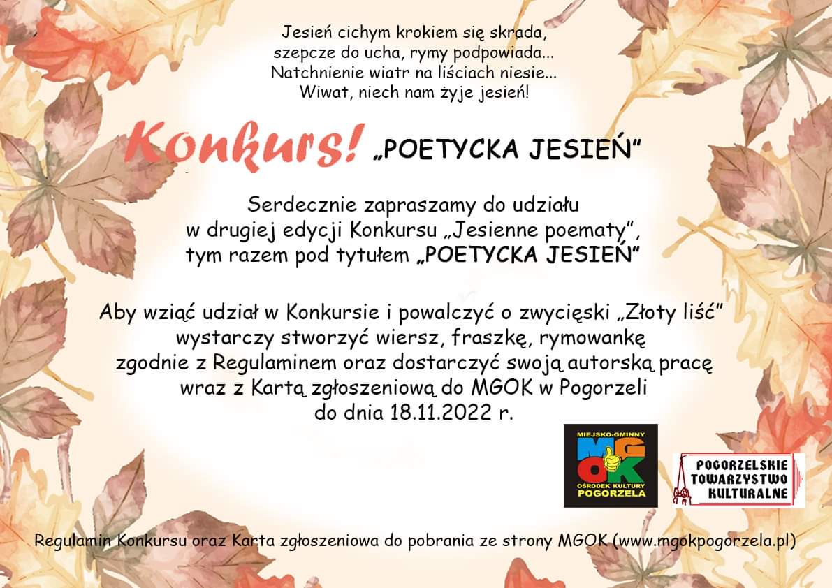 Read more about the article POETYCKA JESIEŃ
