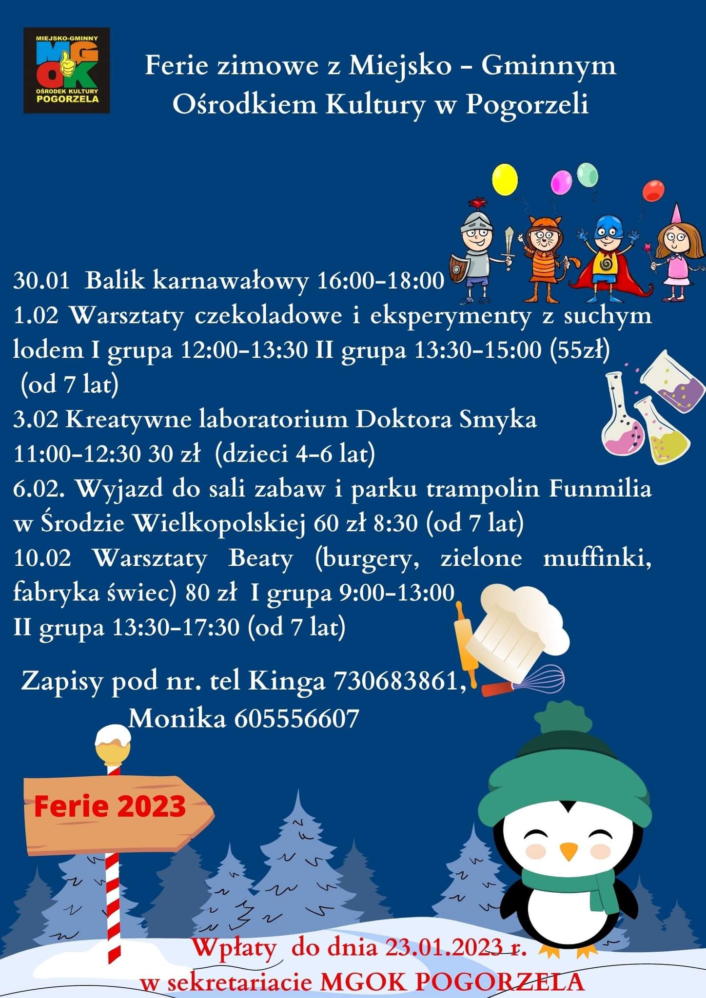 Read more about the article Ferie zimowe 2023