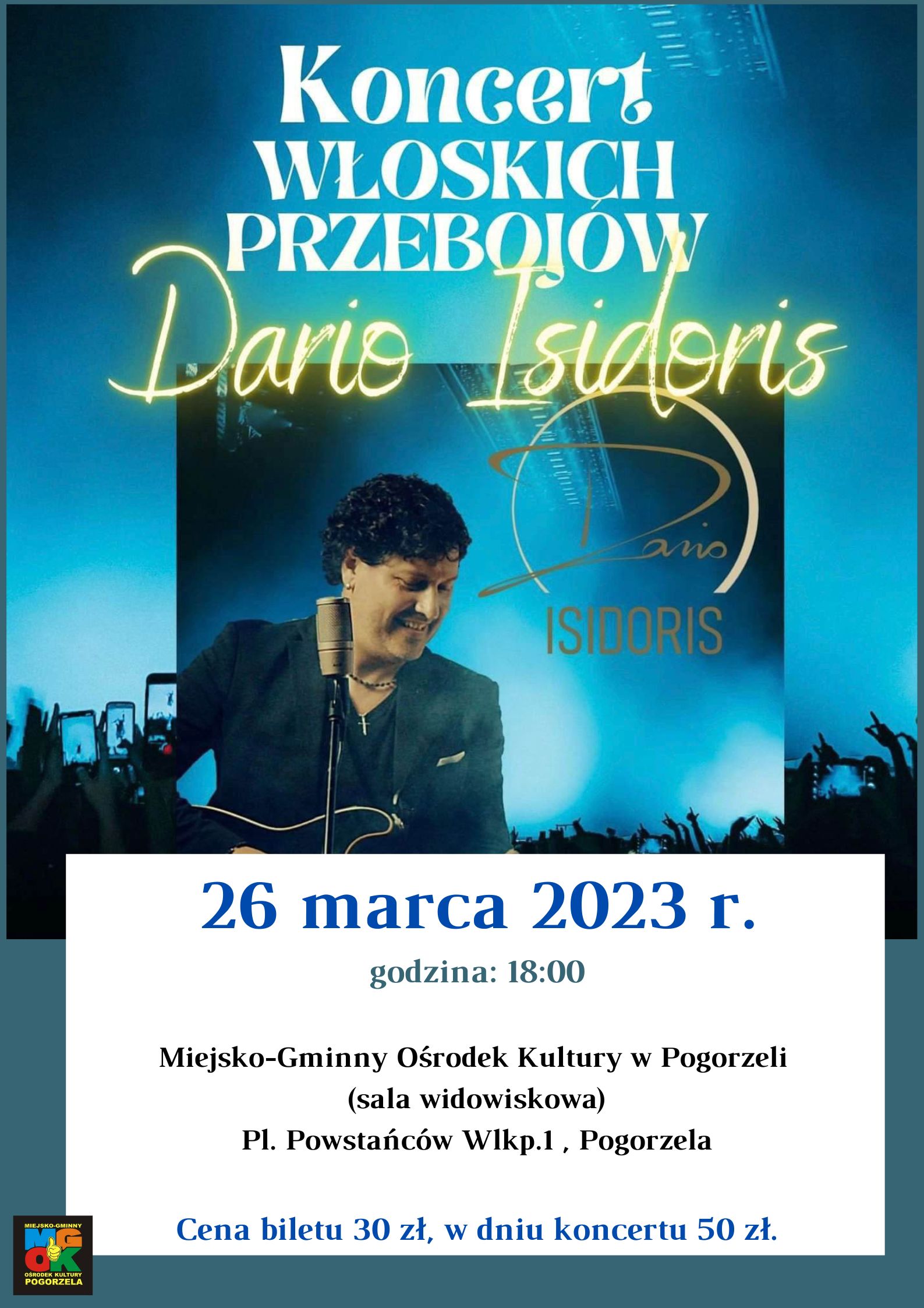 Read more about the article KONCERT WŁOSKICH PRZEBOJÓW